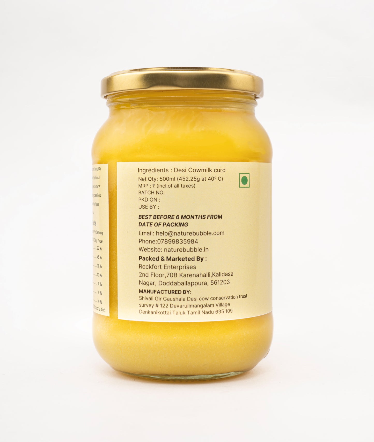 Pure A2 Desi Ghee | Bilona Method